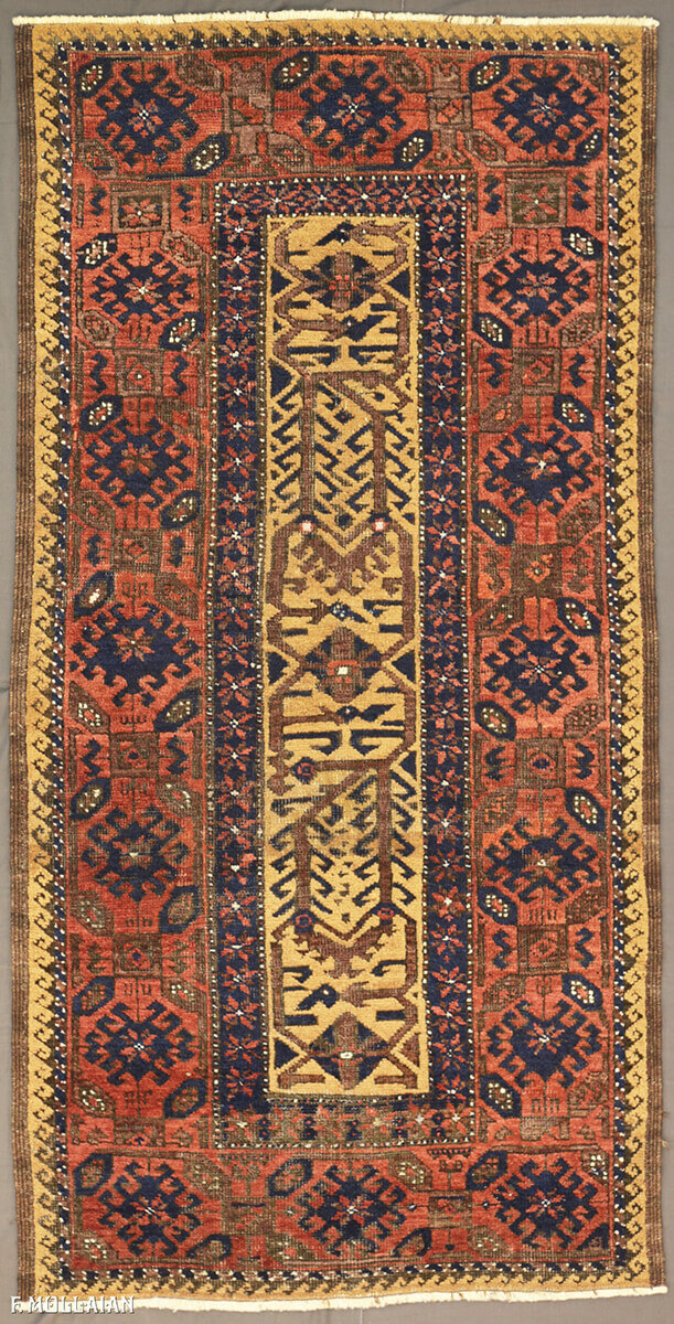 Teppich Persischer Antiker Baluch Mashad n°:55349288
